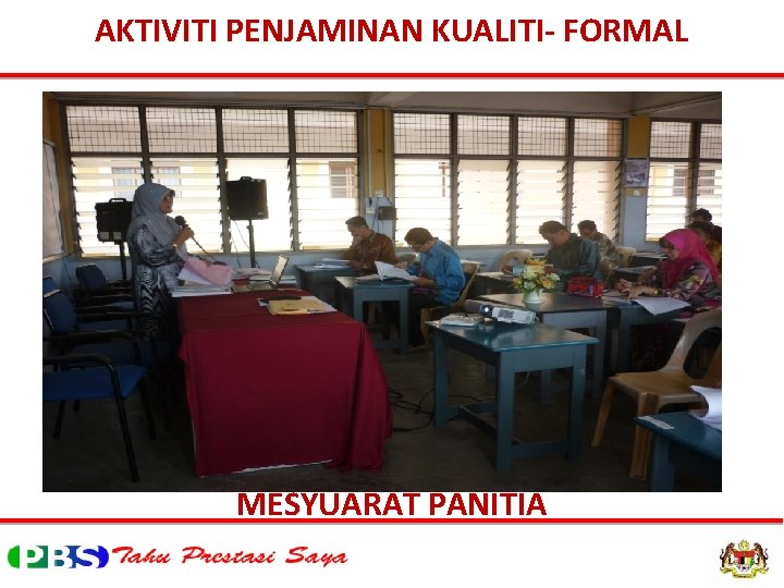 AKTIVITI PENJAMINAN KUALITI- FORMAL MESYUARAT PANITIA 