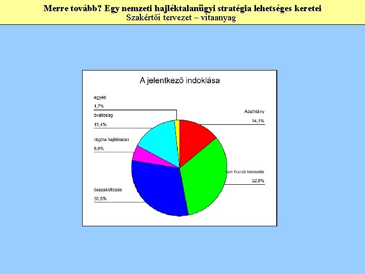 Merre tovább? Egy nemzeti hajléktalanügyi stratégia lehetséges keretei Szakértői tervezet – vitaanyag 