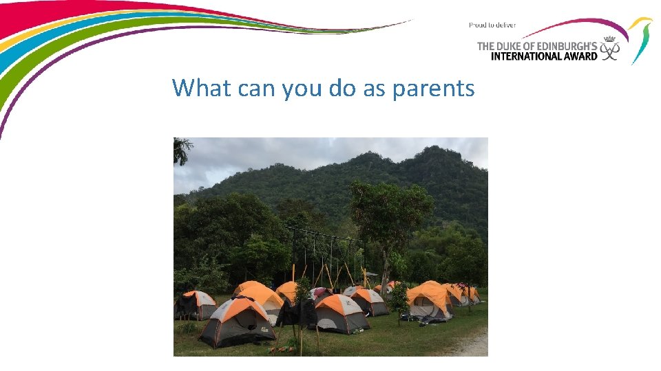 What can you do as parents 