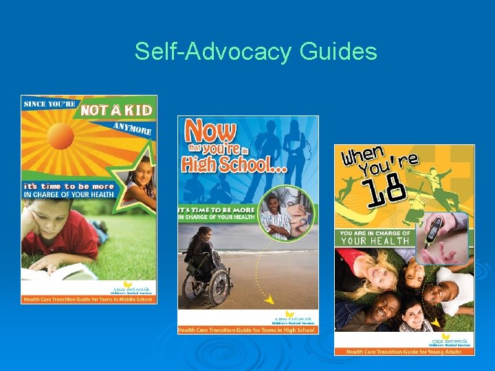 Self-Advocacy Guides 