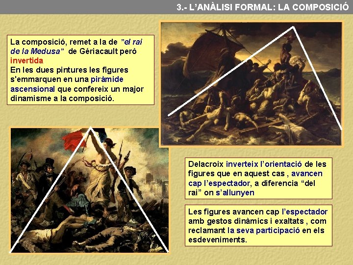 3. - L’ANÀLISI FORMAL: LA COMPOSICIÓ La composició, remet a la de ”el rai