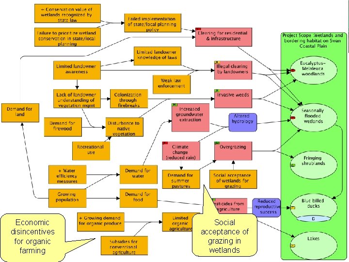 Economic disincentives for organic farming Social acceptance of grazing in wetlands 