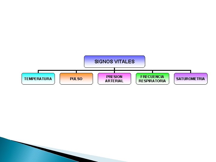 SIGNOS VITALES TEMPERATURA PULSO PRESION ARTERIAL FRECUENCIA RESPIRATORIA SATUROMETRIA 