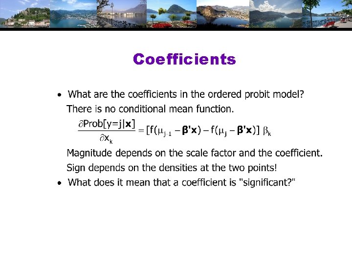 Coefficients 