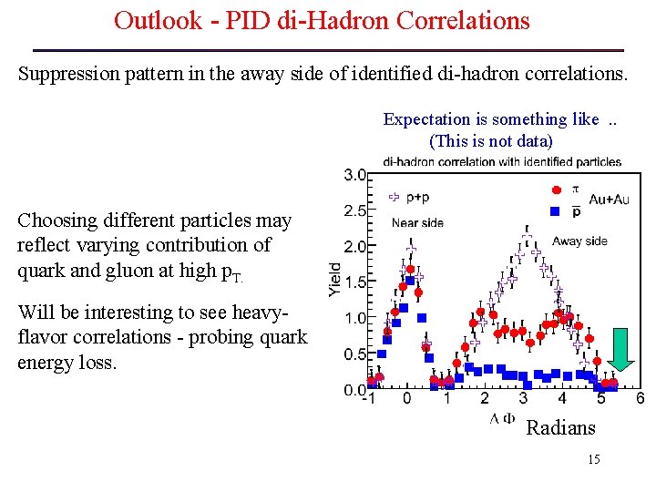 Outlook - PID di-Hadron Correlations Suppression pattern in the away side of identified di-hadron