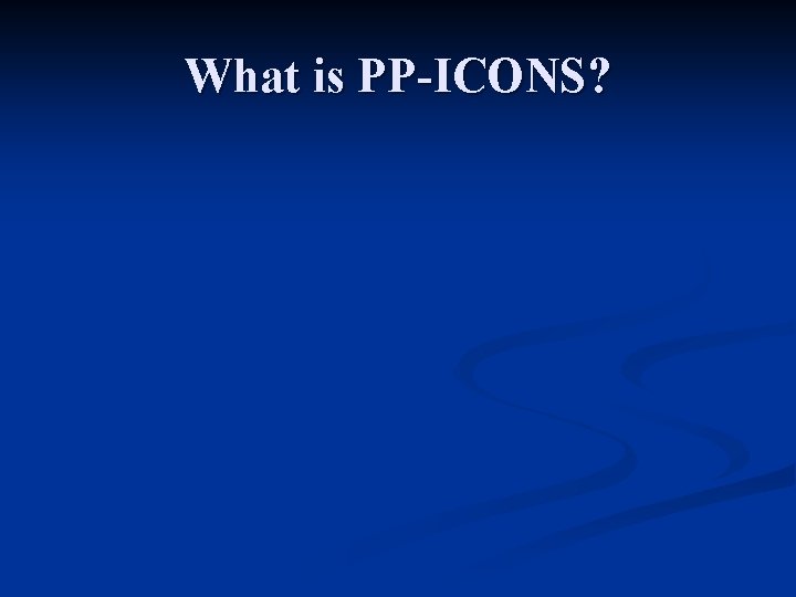 What is PP-ICONS? 