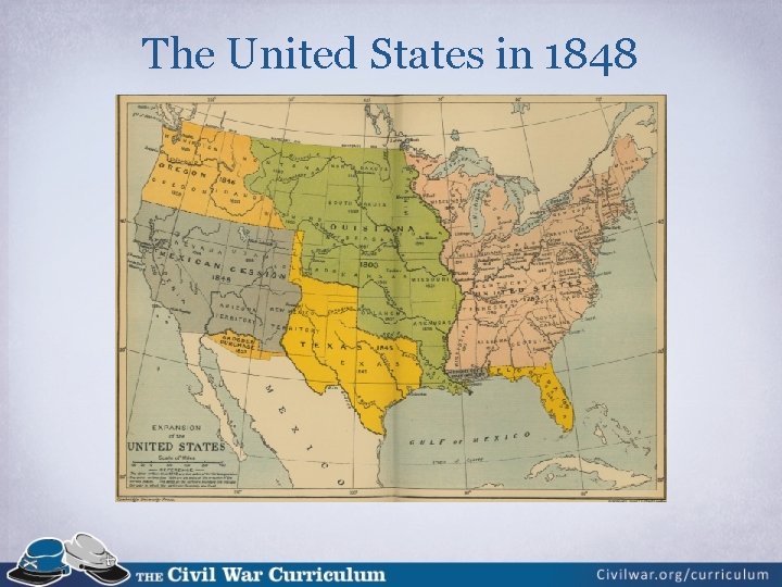 The United States in 1848 