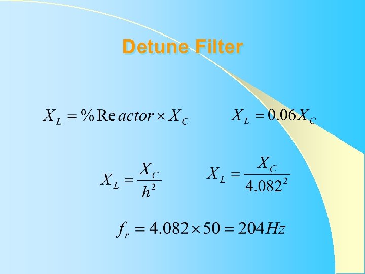 Detune Filter Detune Filter