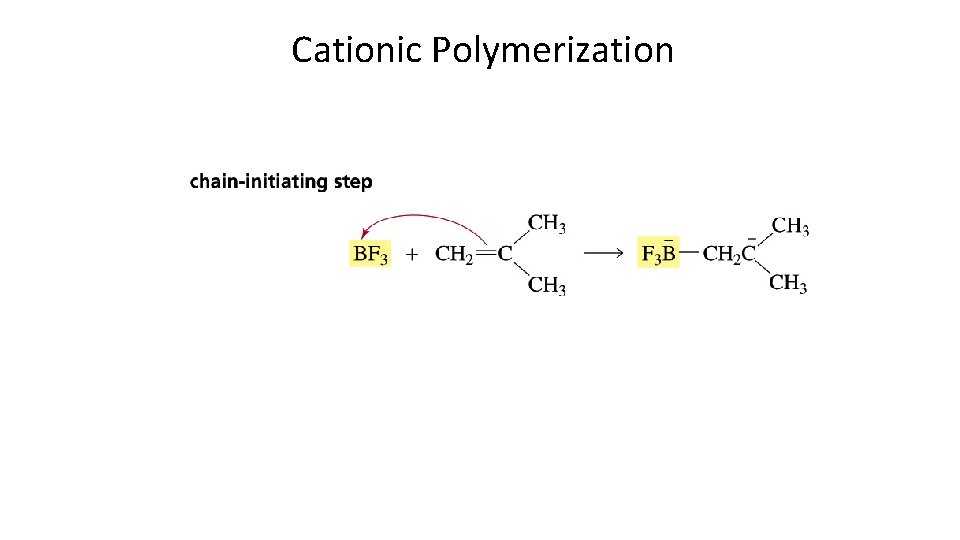 Cationic Polymerization 