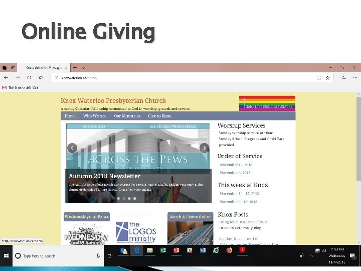 Online Giving 