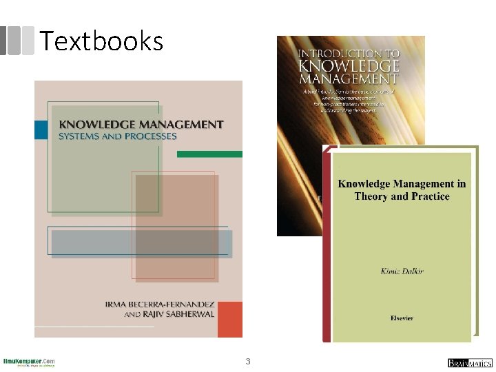 Textbooks 3 Textbooks 3
