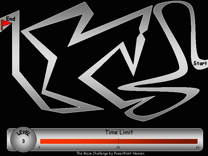 End Start Time Limit 3 0 30 The Maze Challenge by Power. Point Heaven