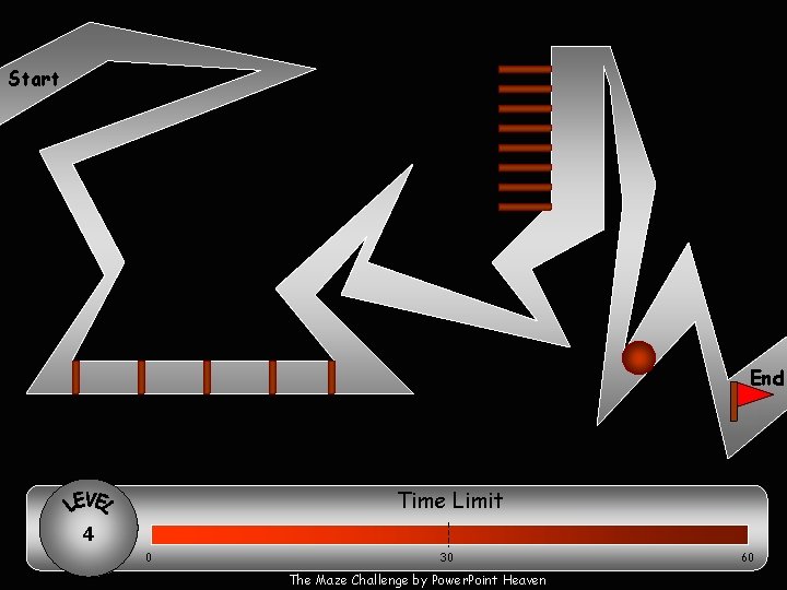 Start End Time Limit 4 0 30 The Maze Challenge by Power. Point Heaven