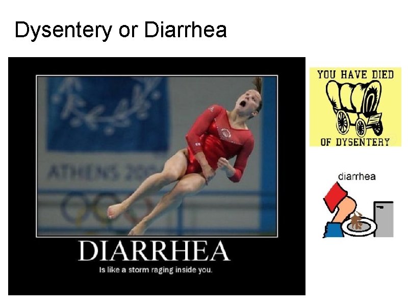 Dysentery or Diarrhea 