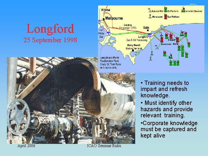 Longford 25 September 1998 • Training needs to impart and refresh knowledge. • Must