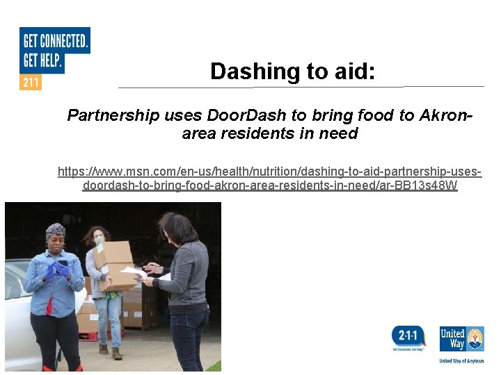 Dashing to aid: Partnership uses Door. Dash to bring food to Akronarea residents in Dashing to aid: Partnership uses Door. Dash to bring food to Akronarea residents in