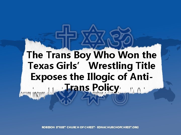 The Trans Boy Who Won the Texas Girls’ Wrestling Title Exposes the Illogic of