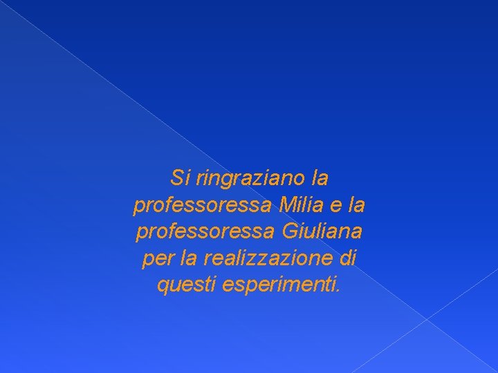 Si ringraziano la professoressa Milia e la professoressa Giuliana per la realizzazione di questi