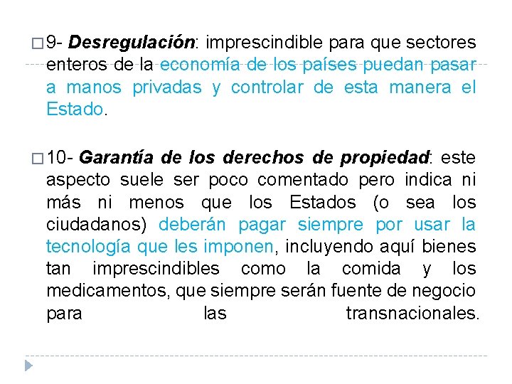 � 9 - Desregulación: imprescindible para que sectores enteros de la economía de los