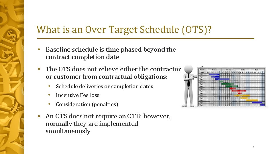 Time Over Target Snippet 1 5 A Why Implement an Over