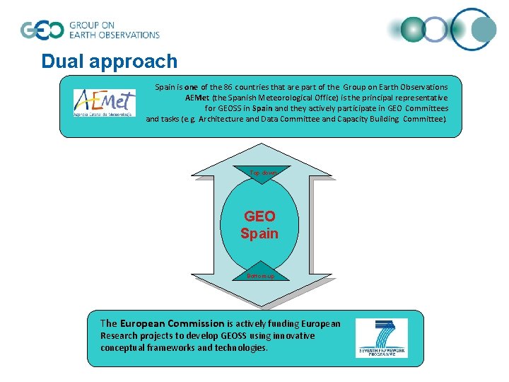 Dual approach Spain is one of the 86 countries that are part of the