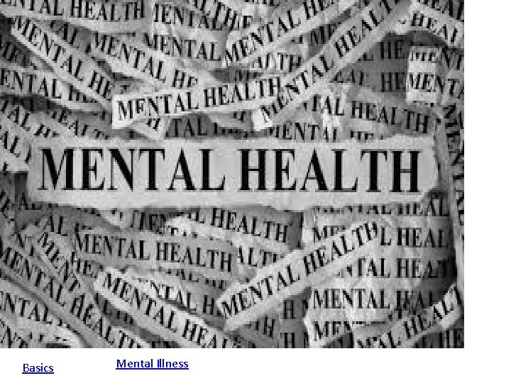 Basics Mental Illness 