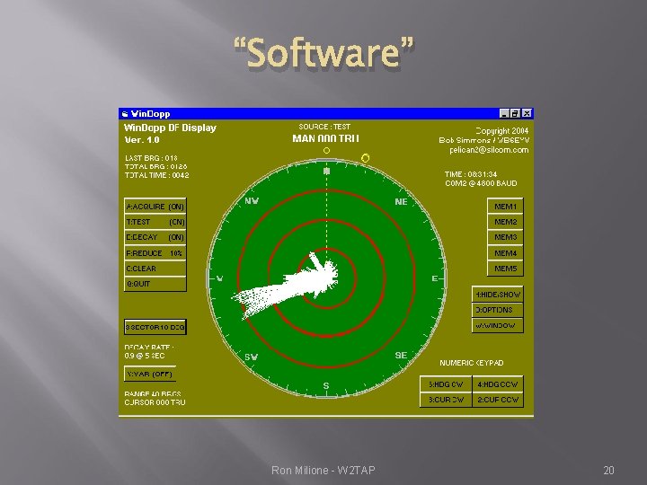 “Software” Ron Milione - W 2 TAP 20 