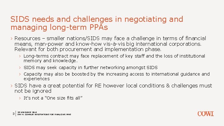 SIDS needs and challenges in negotiating and managing long-term PPAs › Resources – smaller