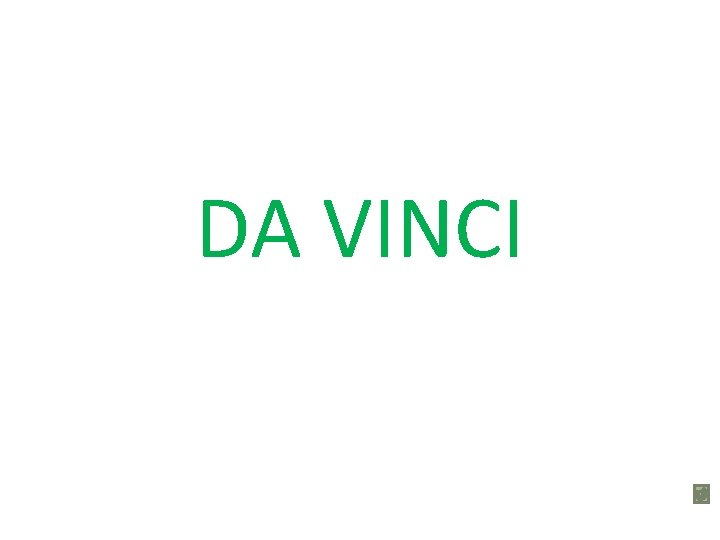 DA VINCI 