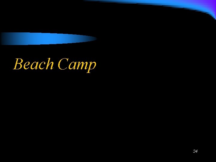 Beach Camp 34 
