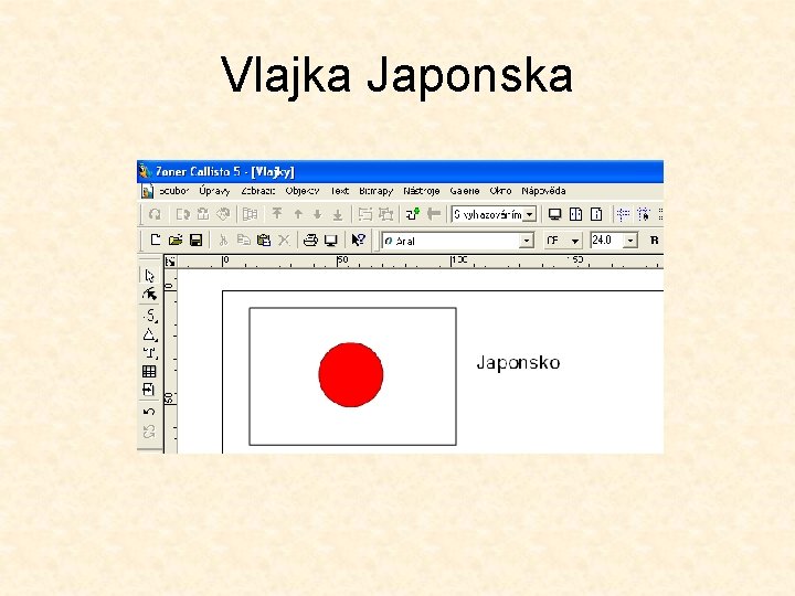 Vlajka Japonska 