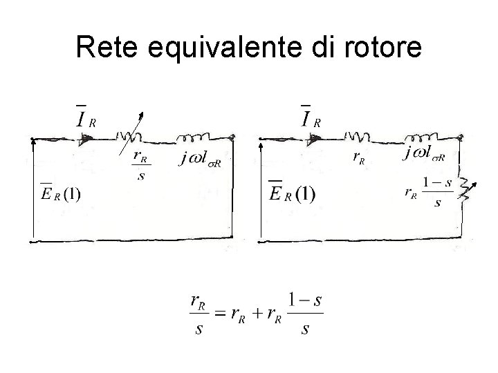 Rete equivalente di rotore 