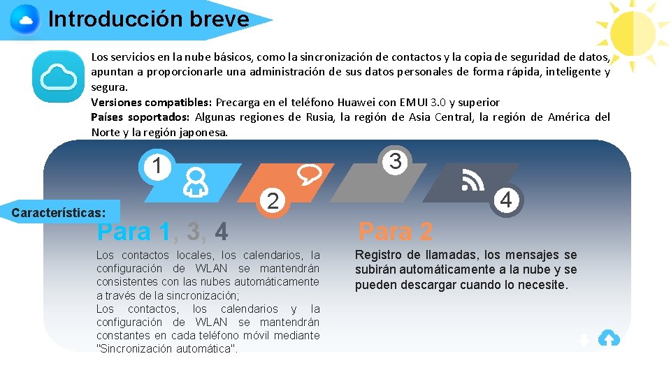 Introducción breve Los servicios en la nube básicos, como la sincronización de contactos y