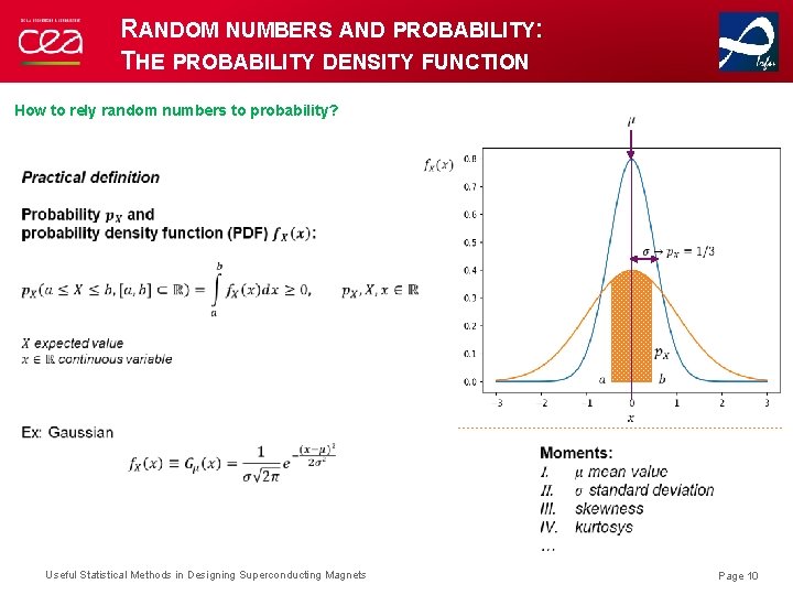 RANDOM NUMBERS AND PROBABILITY: THE PROBABILITY DENSITY FUNCTION How to rely random numbers to