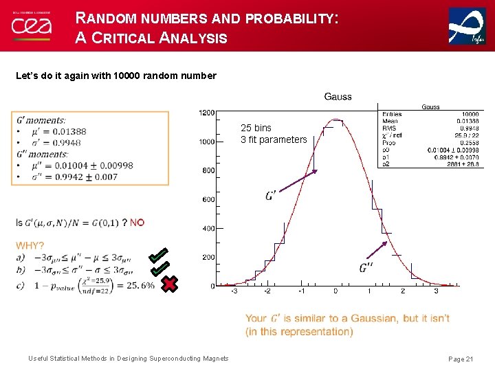 RANDOM NUMBERS AND PROBABILITY: A CRITICAL ANALYSIS Let’s do it again with 10000 random