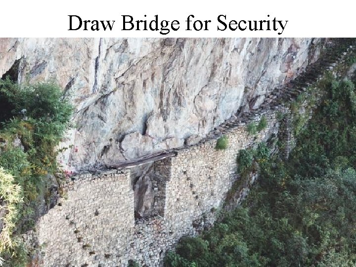Draw Bridge for Security 