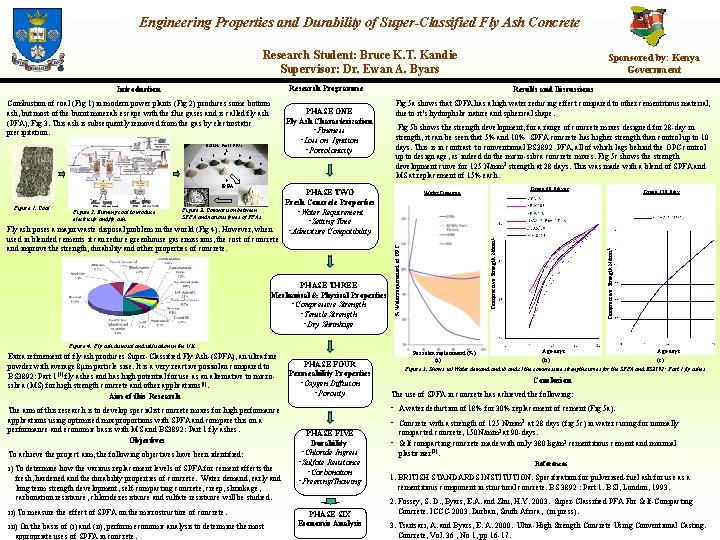 Engineering Properties and Durability of Super-Classified Fly Ash Concrete Research Student: Bruce K. T.