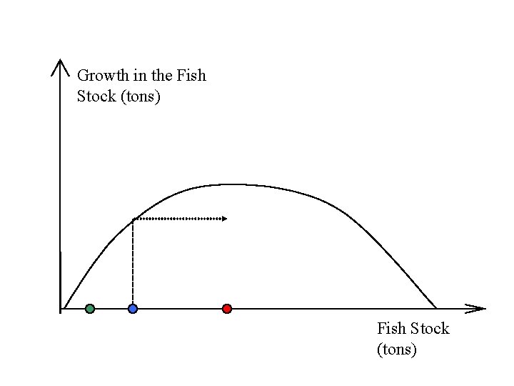 Growth in the Fish Stock (tons) 