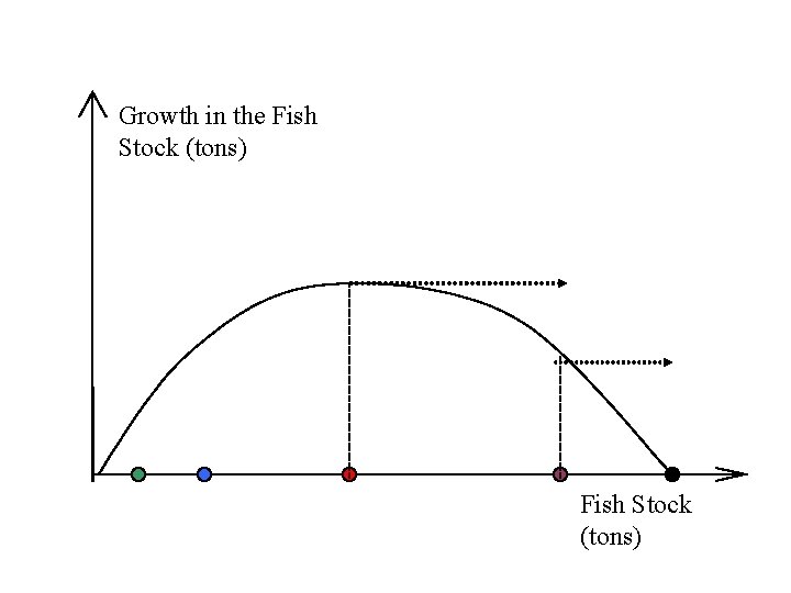 Growth in the Fish Stock (tons) 