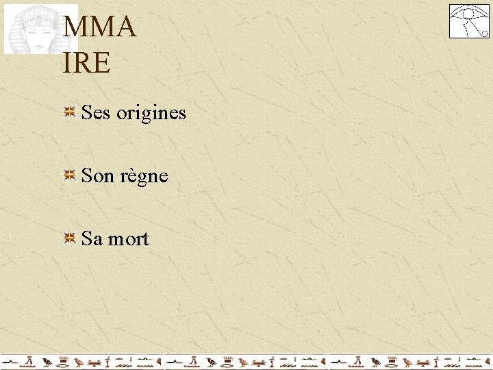 MMA IRE Ses origines Son règne Sa mort MMA IRE Ses origines Son règne Sa mort