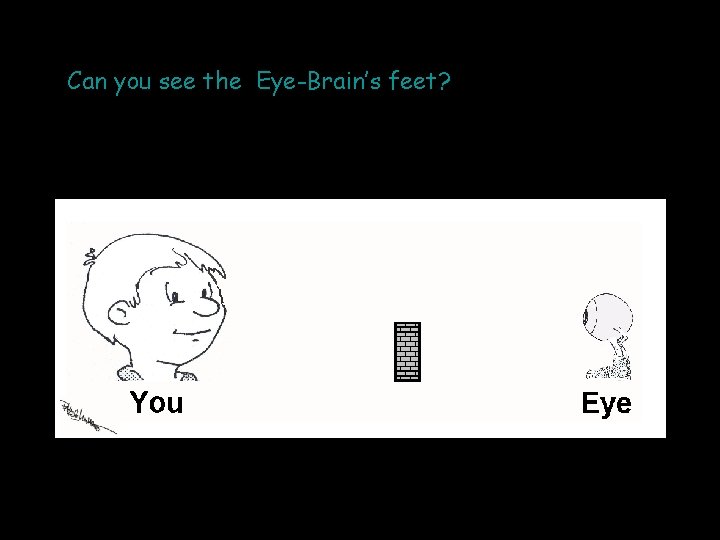 Can you see the Eye-Brain’s feet? 