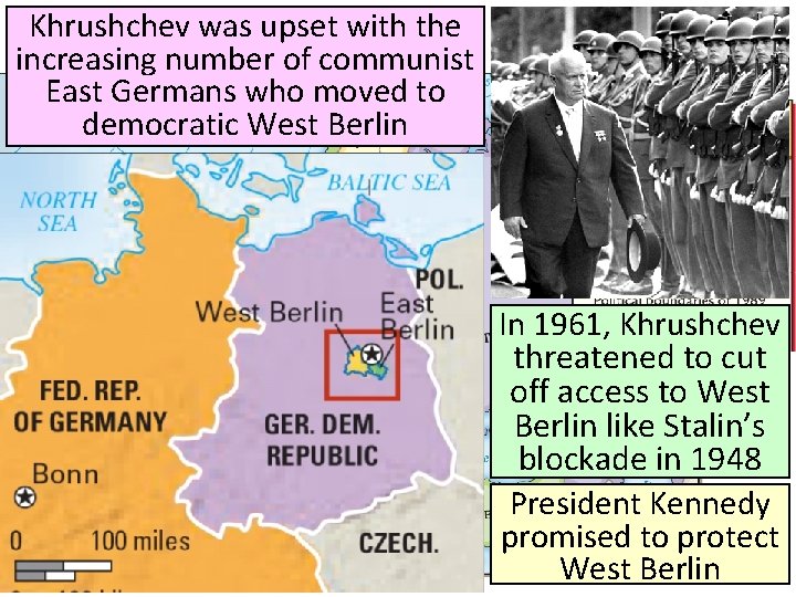 Khrushchev was upset with. Crisis, the 1961 The Berlin increasing number of communist East