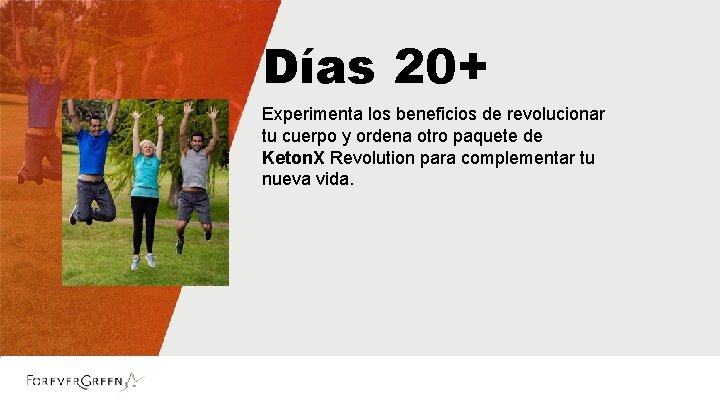 Días 20+ Experimenta los beneficios de revolucionar tu cuerpo y ordena otro paquete de Días 20+ Experimenta los beneficios de revolucionar tu cuerpo y ordena otro paquete de