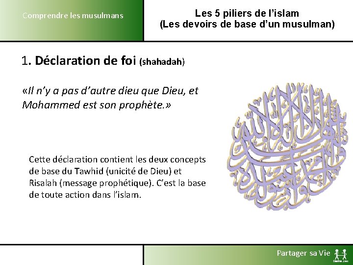 Comprendre les musulmans Les 5 piliers de l’islam (Les devoirs de base d’un musulman)