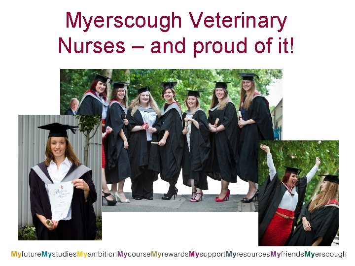 Myerscough Veterinary Nurses – and proud of it! 
