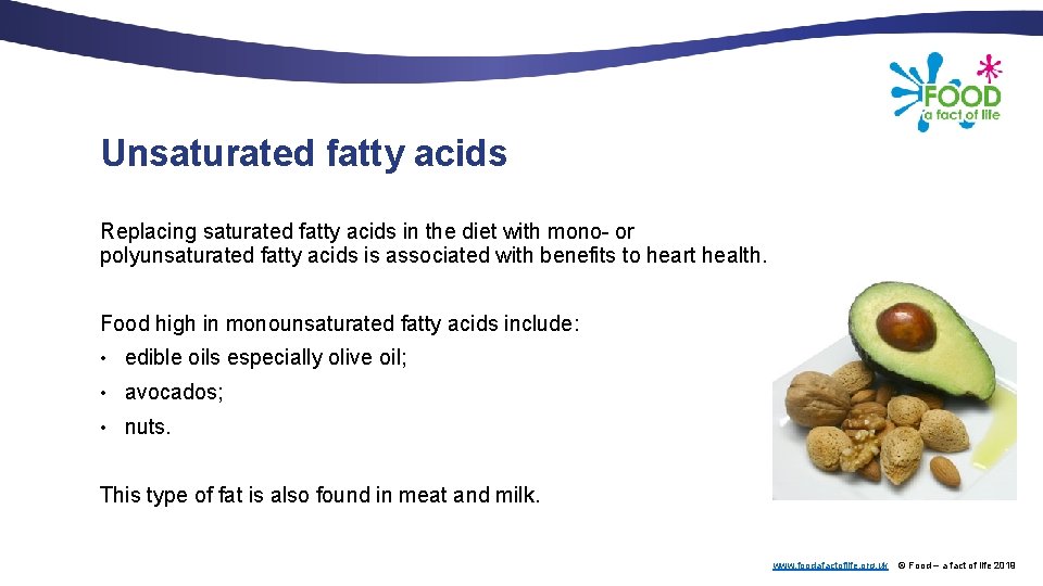 Unsaturated fatty acids Replacing saturated fatty acids in the diet with mono- or polyunsaturated