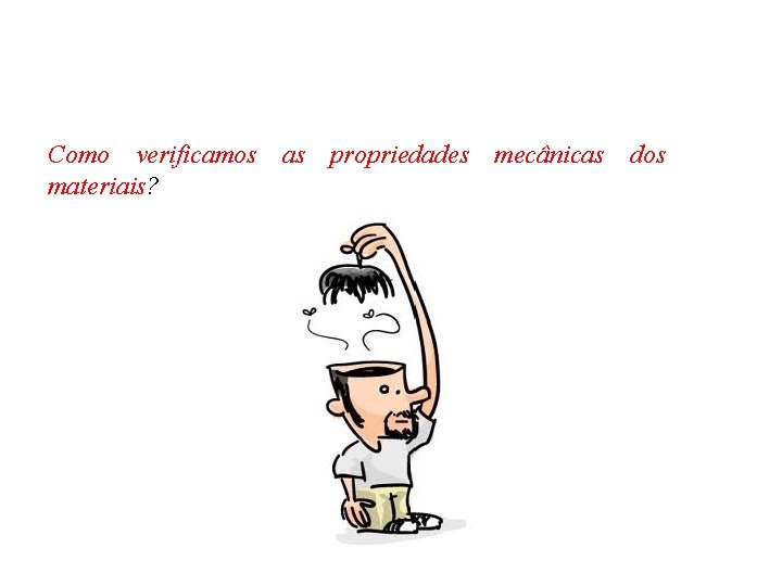 Como verificamos as propriedades mecânicas dos materiais? 