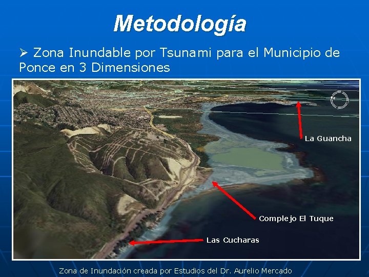 Metodología Ø Zona Inundable por Tsunami para el Municipio de Ponce en 3 Dimensiones