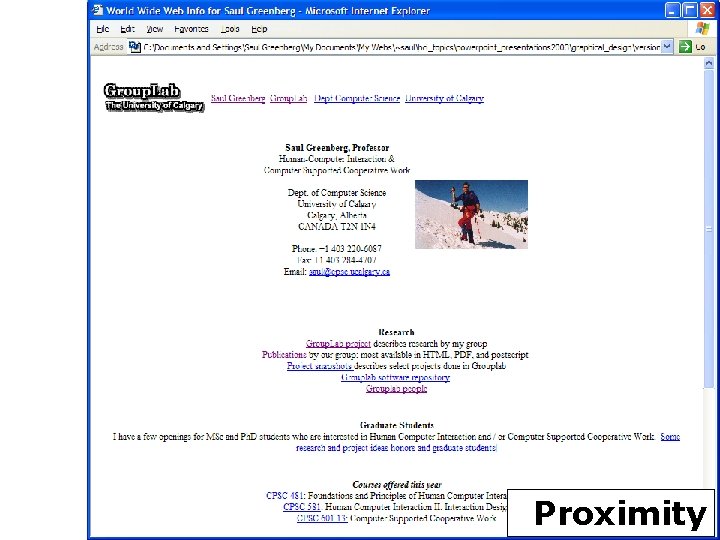 Proximity Proximity