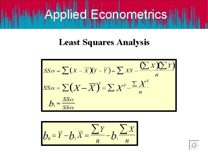 Applied Econometrics Least Squares Analysis 
